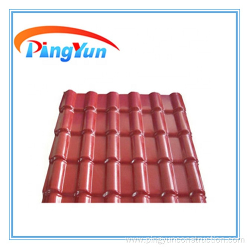 light weight spanish synthetic plastic roof tiles